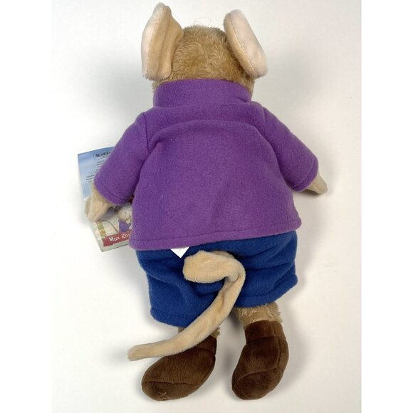 Bunnies by the Bay 12" MAX RHYMES Plush Stuffed Mouse Toy Doll M201811 w/ Tag - Picture 3 of 9